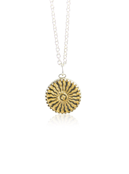 Sun pendant and chain