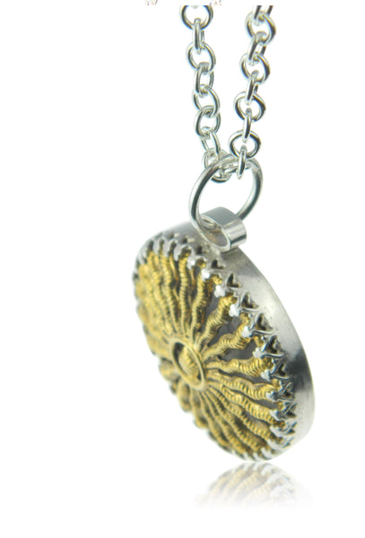 Sun pendant and chain