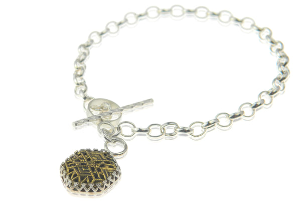 Hexagonal filigree bracelet
