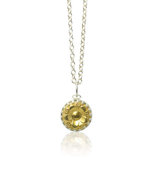 Petal pendant and chain